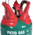 Patio gas cylinder