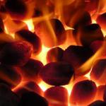 Glowing Hot coals