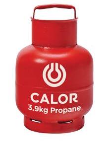 Calor 3.9kg propane gas cylinder