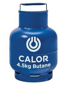 Calor 4.5kg butane gas cylinder