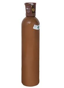 Brown Helium cylinder