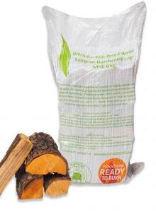 kiln hardwood logs -Bag of Kiln Dried Hardwood Logs
