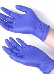 Blue Nitrile Powder Free Gloves