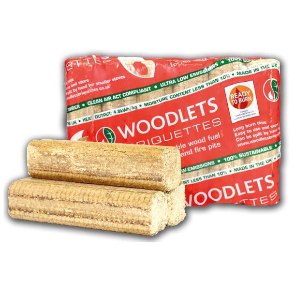 Woodlets Briquettes 10KG - Image 3